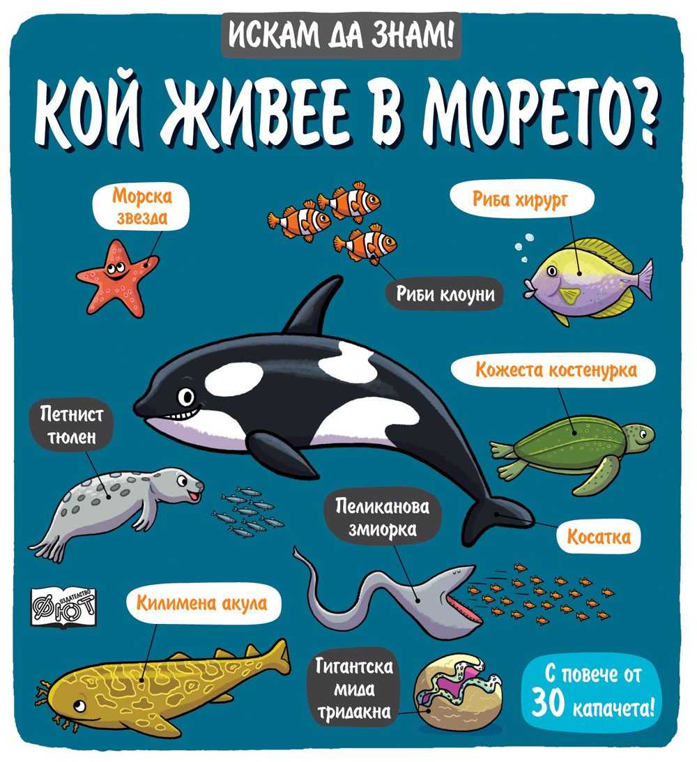 ИСКАМ ДА ЗНАМ! КОЙ ЖИВЕЕ В МОРЕТО? 